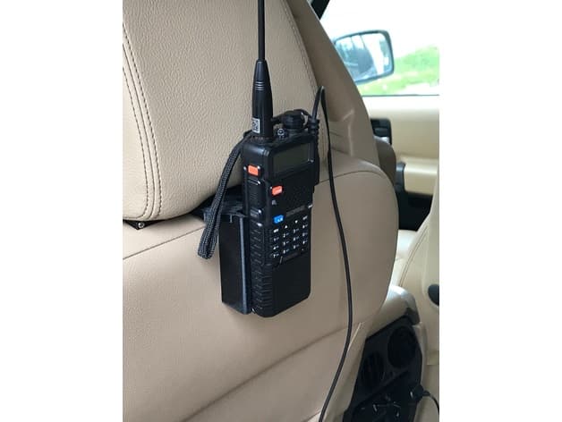 Headrest Radio Mount