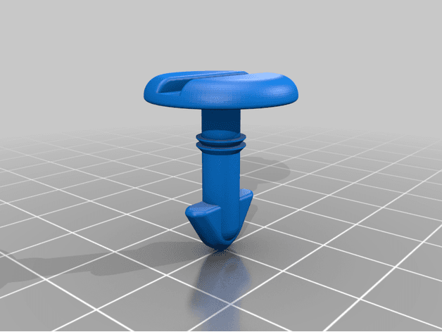 Tow-Hitch Cover Quarter-Turn Clip