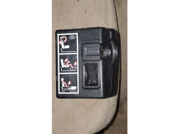 Rear-Seat Latch Repair Clip